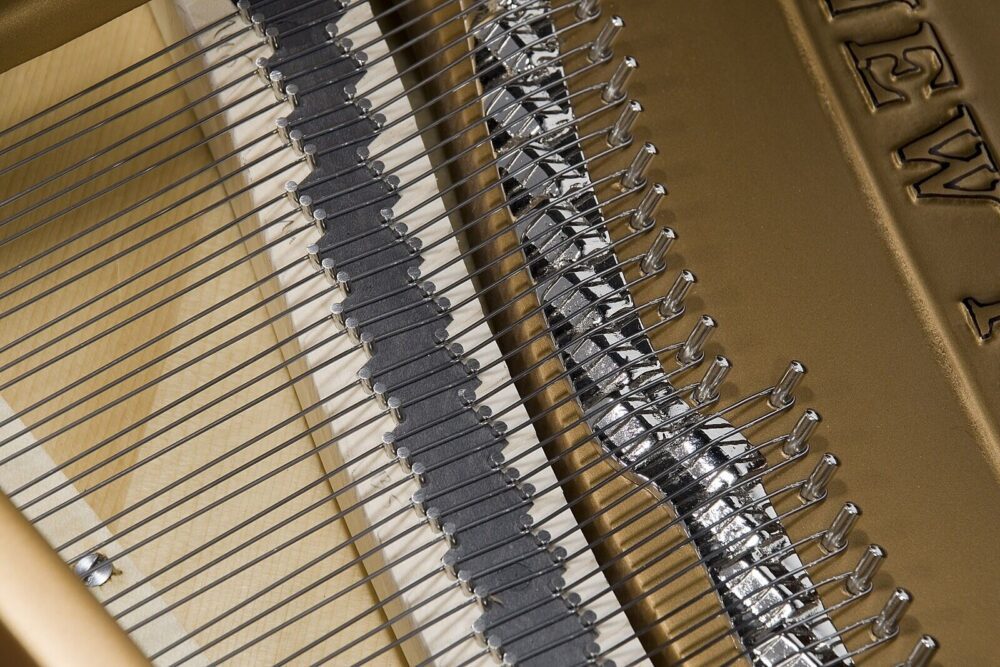 Gebrauchter Steinway & Sons Flügel M-170 aus dem Jahr 1948 mit 3 Pedalen
