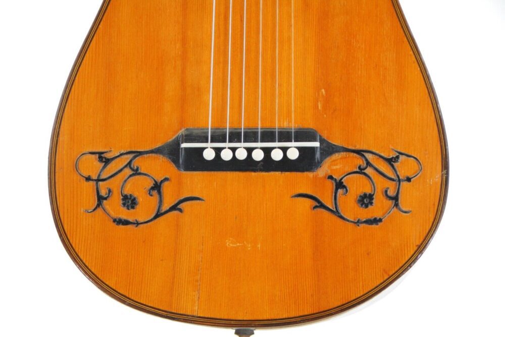 Karl Frey ~1915 - elegante klassische Gitarre im Barockstil - Video!